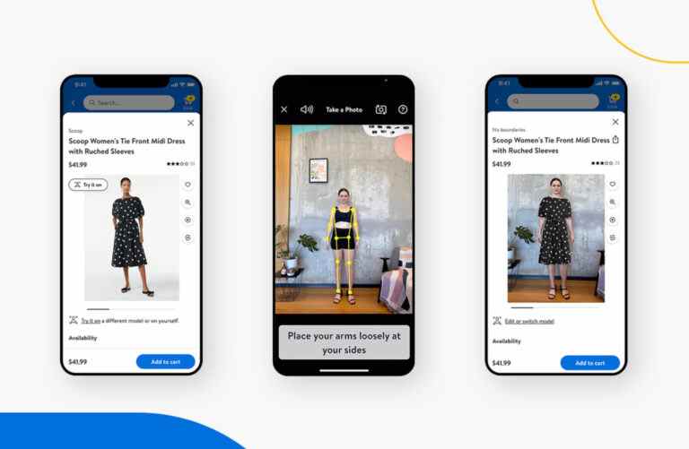 Walmart vous permettra d’utiliser vos propres photos pour une vérification virtuelle de l’ajustement des vêtements