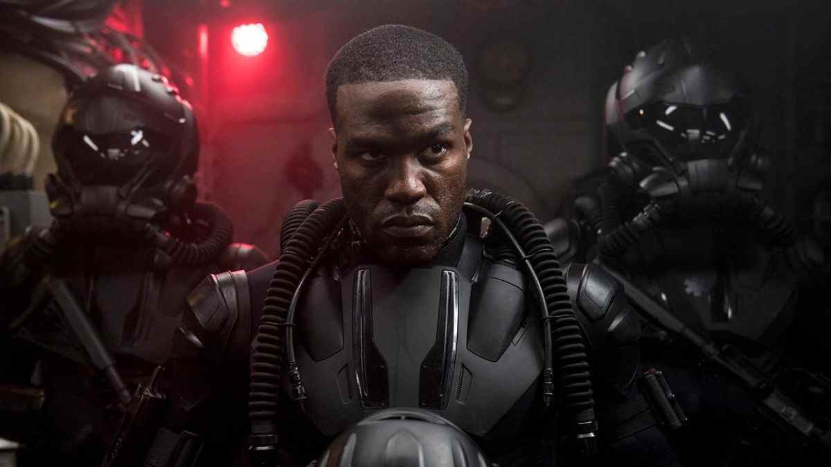 Yahya Abdul Mateen II as Black Manta in Aquaman