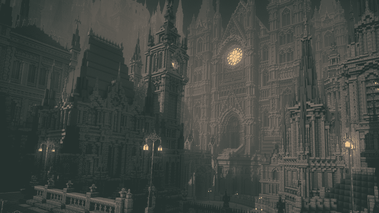 Yharnam de Bloodborne recréé dans une magnifique méga construction Minecraft
