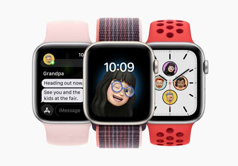 watchOS 9 est maintenant disponible