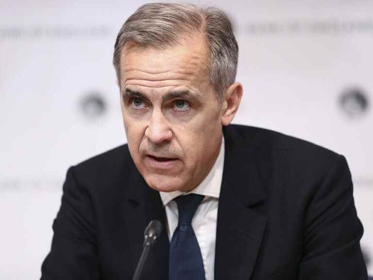 Mark Carney accuse le gouvernement Truss de saper les institutions économiques du Royaume-Uni