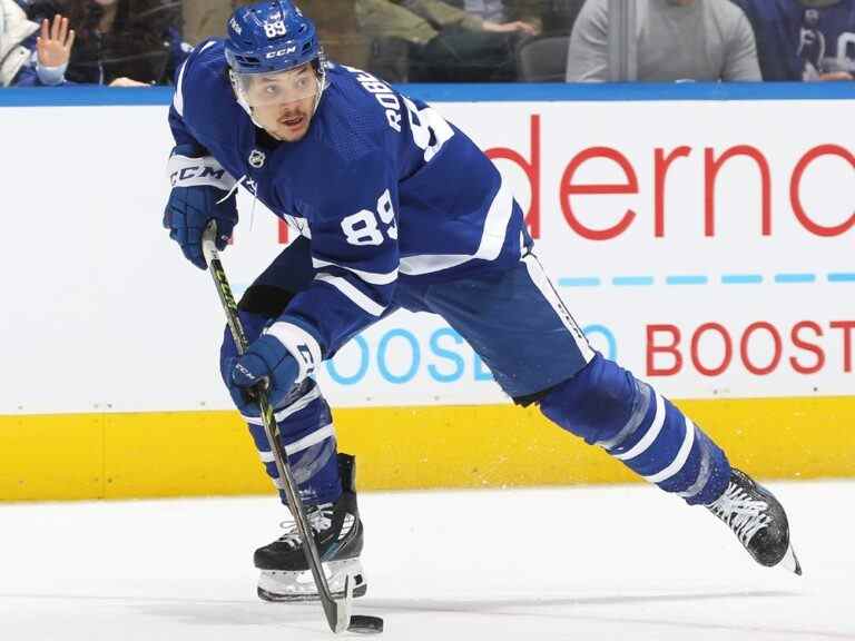 Robertson continue de se donner toutes les chances de rester avec les Maple Leafs