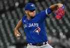 Le lanceur partant des Jays, Jose Berrios, a livré un lancer contre les Orioles de Baltimore à Camden Yards hier.  USA AUJOURD'HUI SPORTS