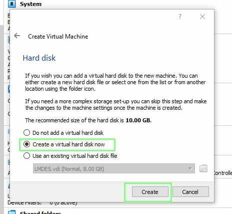 Machines virtuelles avec VirtualBox