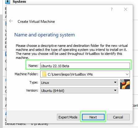 Machines virtuelles avec VirtualBox