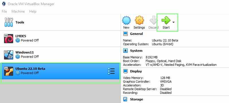 Machines virtuelles avec VirtualBox