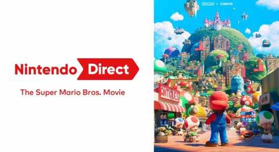 Nintendo Direct : Présentation du film Super Mario Bros. prévu pour le 6 octobre