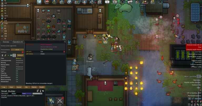 Comment RimWorld fait de la misère et de la crise un bon moment
