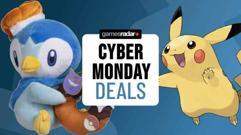 Cyber Monday Pokemon deals with Piplup Halloween plush and Pikachu art from the official Pokemon website