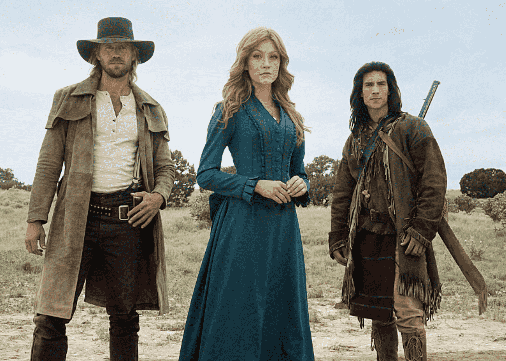 Matt Barr, Katherine McNamara et Justin Johnson Cortez dans 