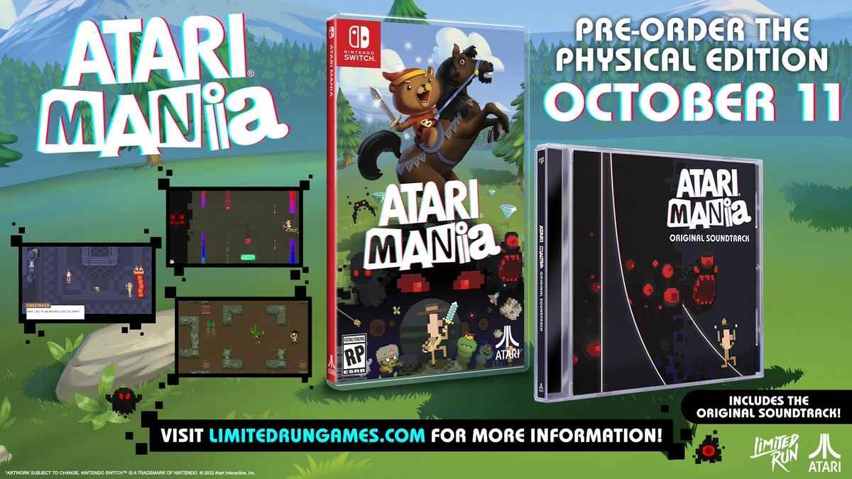 Atari Mania sort en version physique sur Nintendo Switch
