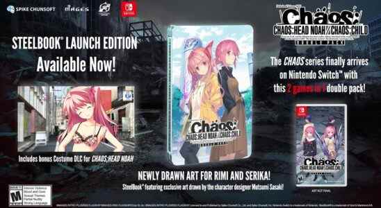 Bande-annonce de lancement Chaos;Head Noah / Chaos;Child Double Pack