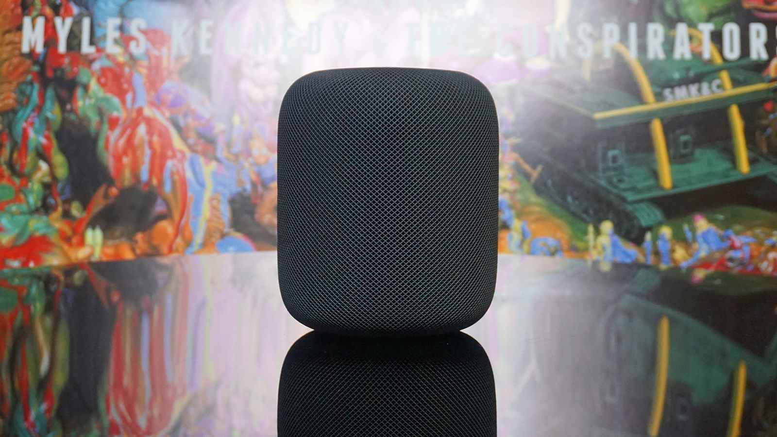 L'Apple HomePod en gris