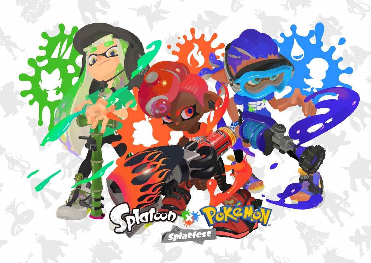 Pokemon Scarlet et Violet Splatfest annoncés pour Splatoon 3
