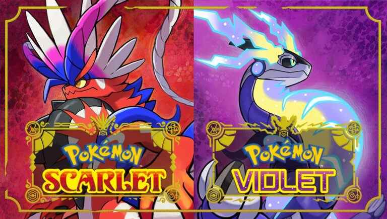 Tailles des fichiers Pokemon Scarlet et Violet confirmées via la liste Nintendo