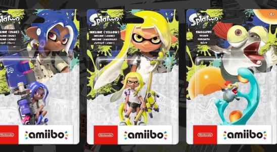 Le trio d'amiibo Splatoon 3 est désormais daté de novembre