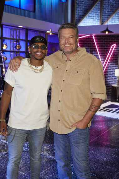 Jimmie Allen et Blake Shelton dans la saison 22 de 