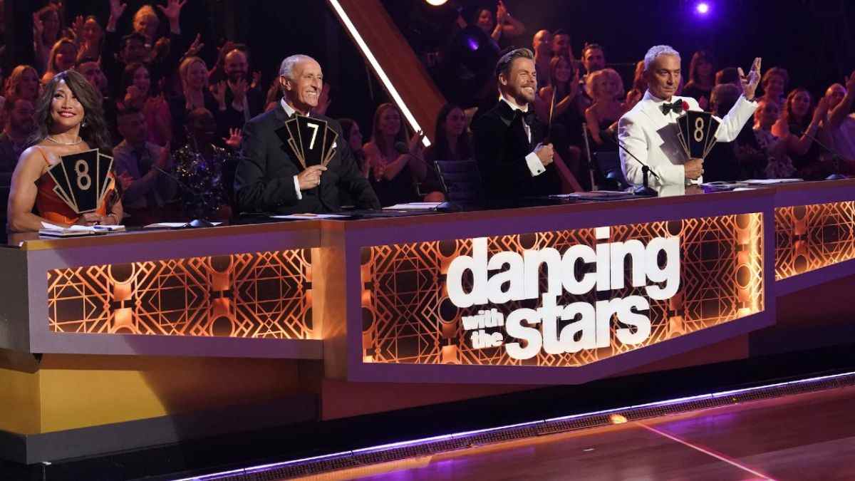 Dancing With The Stars judges giving scores