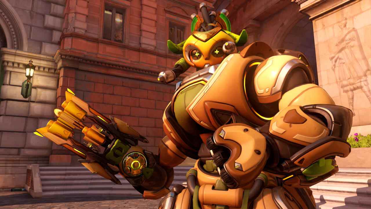 Orisa peut être un puissant char d'attaque tant qu'il a le bon soutien derrière lui.