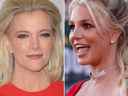 Megyn Kelly et Britney Spears sont représentées sur des photos d'archives.