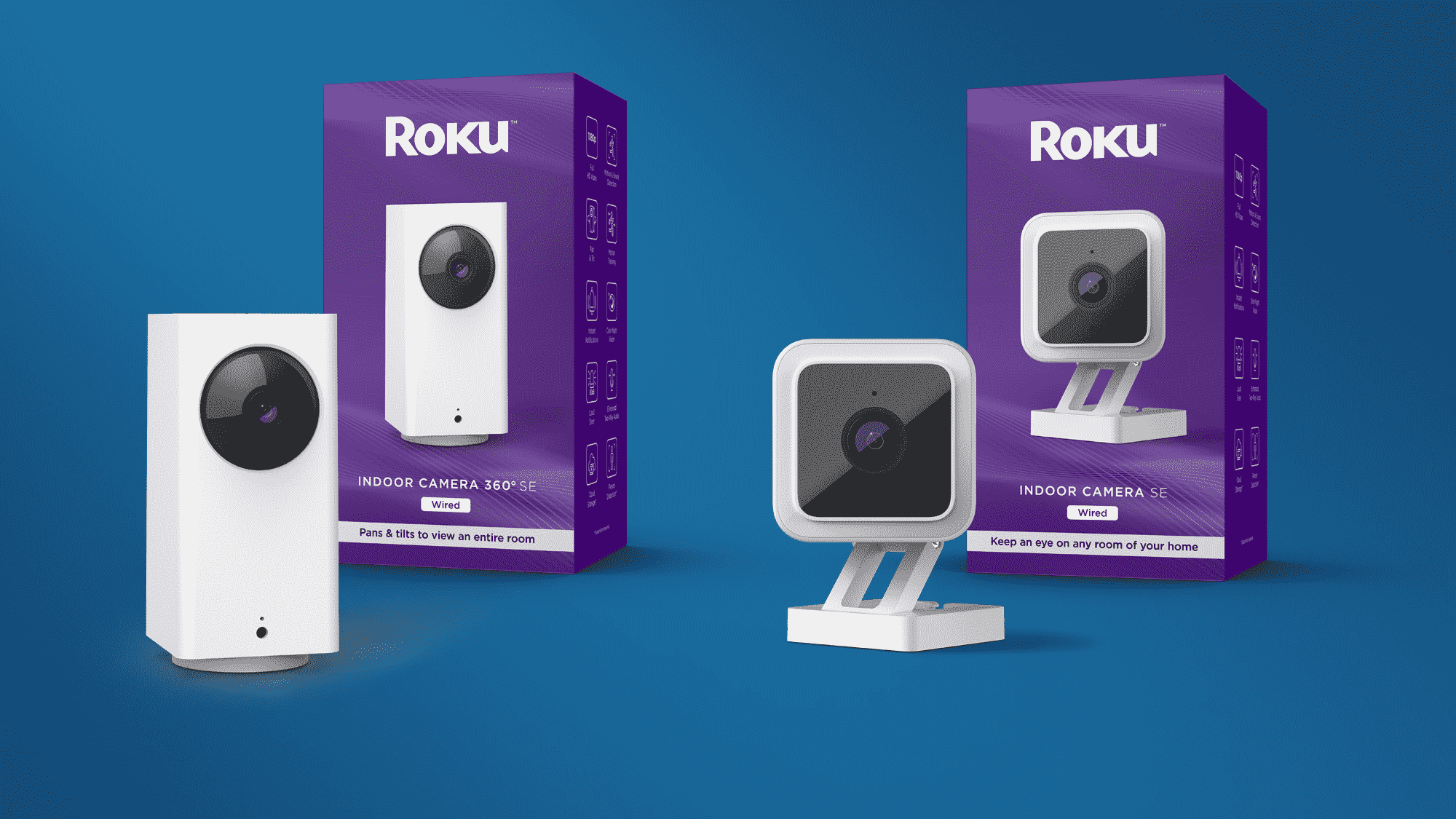 Caméras de sécurité intérieure Roku