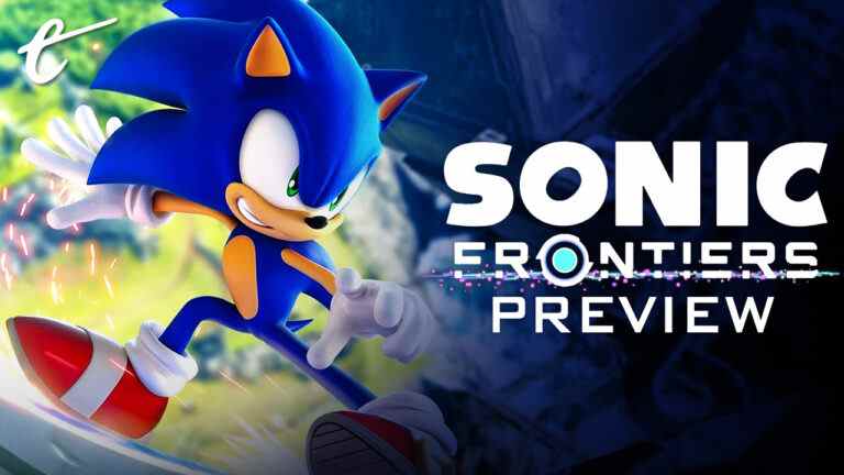 Sonic Frontiers preview Sega PAX Australia 2022 demo hands-on impressions - above low expectations