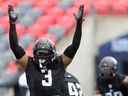 Ottawa Redblack Patrick Levels lors de l'entraînement, le 7 juin 2022.