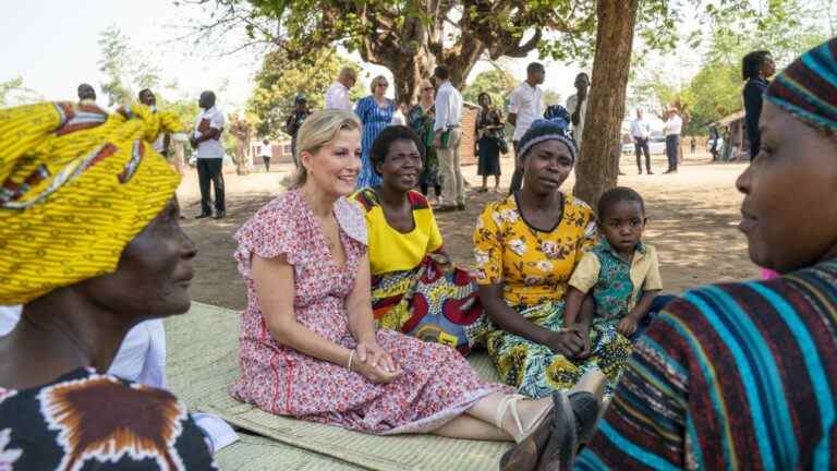 Sophie dit que Queen était « si heureuse » de l’élimination de la maladie oculaire du trachome au Malawi