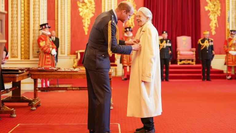 Vanessa Redgrave reçoit le titre de dame du prince de Galles