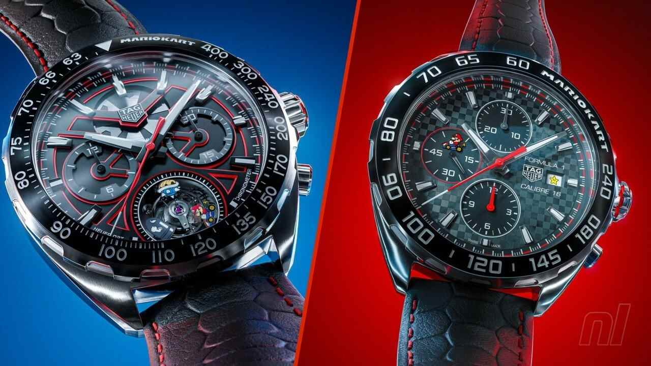 Tag Heuer dévoile deux montres Mario Kart, dont l'une coûte 25 600 $
