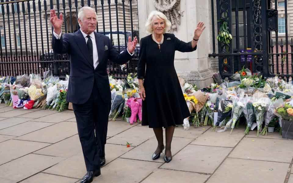 Le roi Charles et sa femme Camilla - Yui Mok/PA Pool