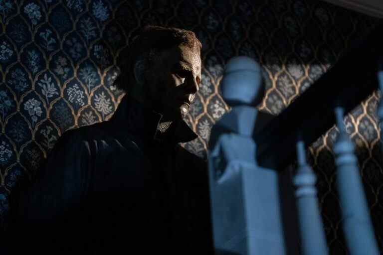 Michael Myers (aka The Shape) in HALLOWEEN ENDS, directed by David Gordon Green