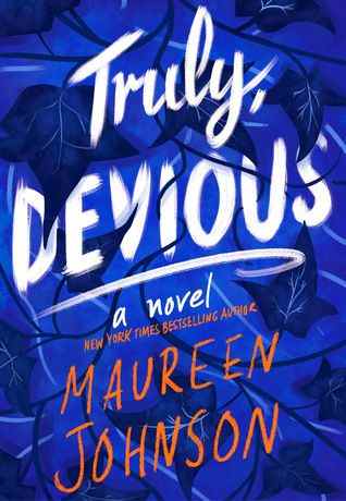 Un graphique de la couverture de Truly Devious par Maureen Johnson