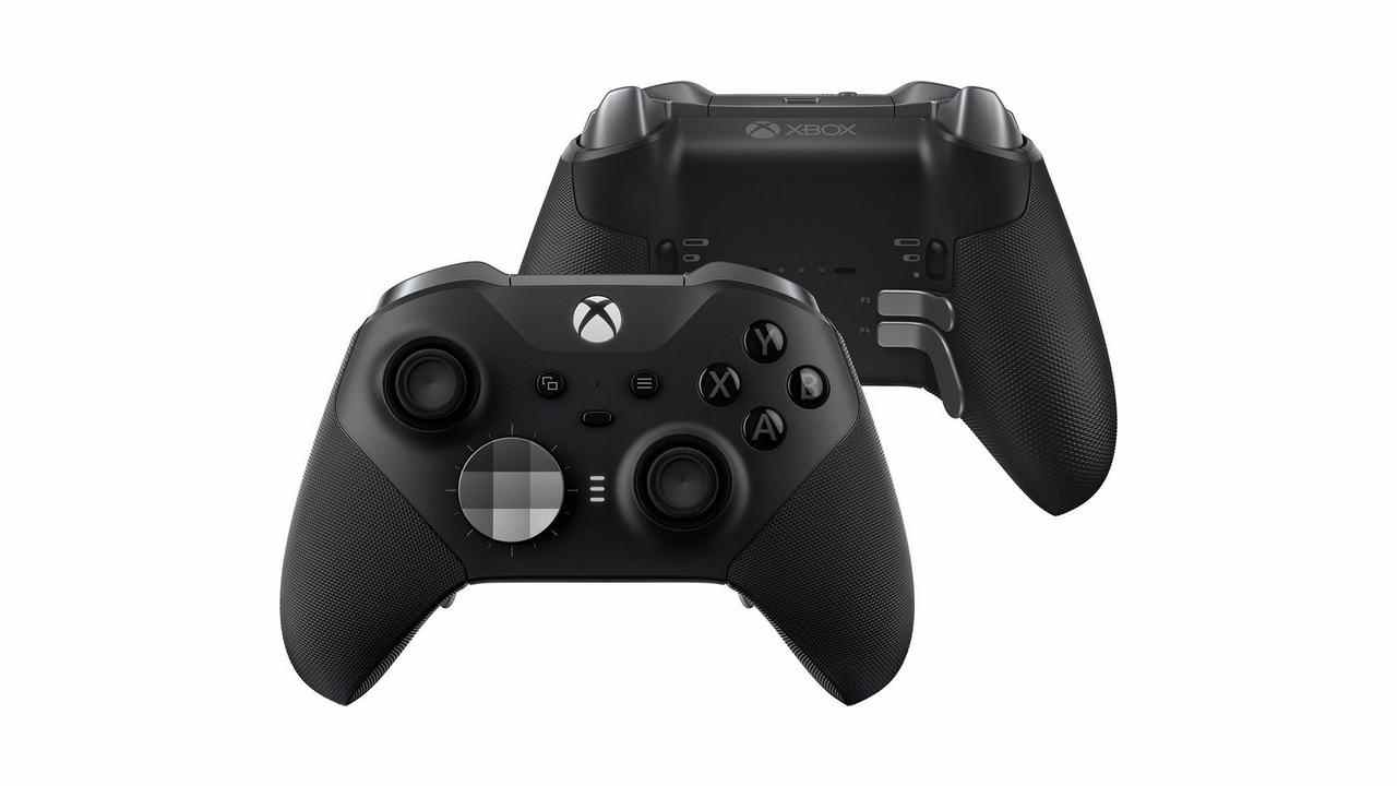 Manette sans fil Xbox Elite, vues avant et arrière