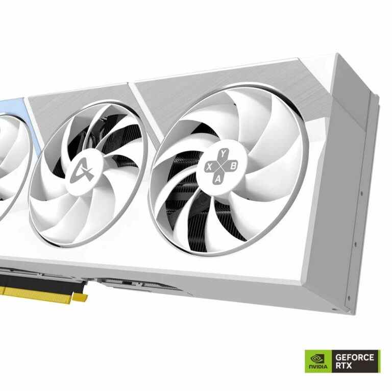 AX-Gaming annonce le RTX 4090 blanc