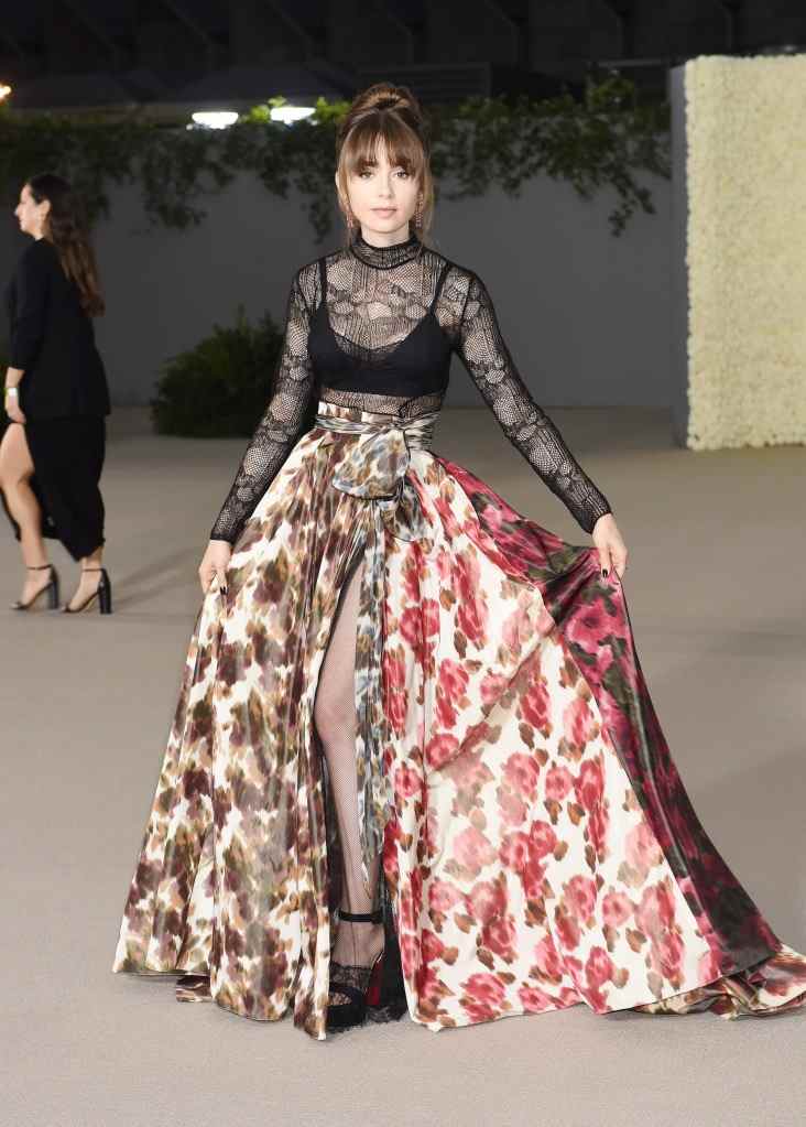 Lily Collins au deuxième gala annuel du musée de l'Académie qui s'est tenu à l'Academy Museum of Motion Pictures le 15 octobre 2022 à Los Angeles, en Californie.