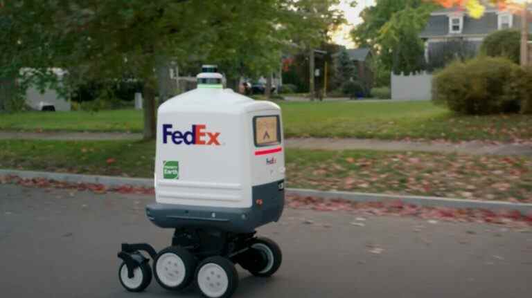 Le robot de livraison FedEx perd son badge