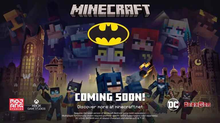 Minecraft Batman DLC annoncé
