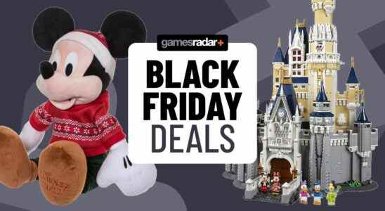 Black Friday Disney deals with Mickey Mouse Christmas plush and Lego Disney Castle