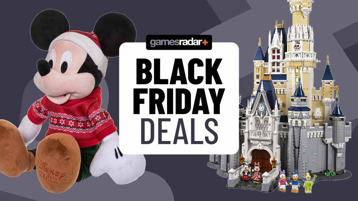 Black Friday Disney deals with Mickey Mouse Christmas plush and Lego Disney Castle