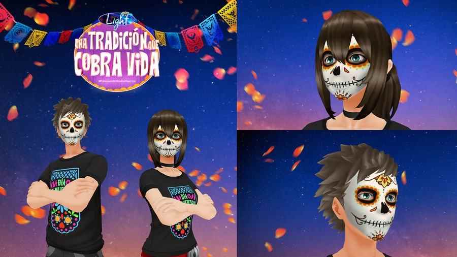 Objets d'avatar Pokémon GO Día de Muertos