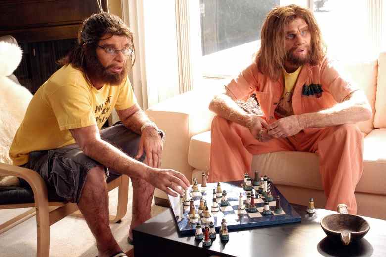 CAVEMEN, Nick Kroll, Dash Mihok, 'Pilot', (Season 1), 2007. Photo: Gale Adler / © ABC / courtesy everett collection