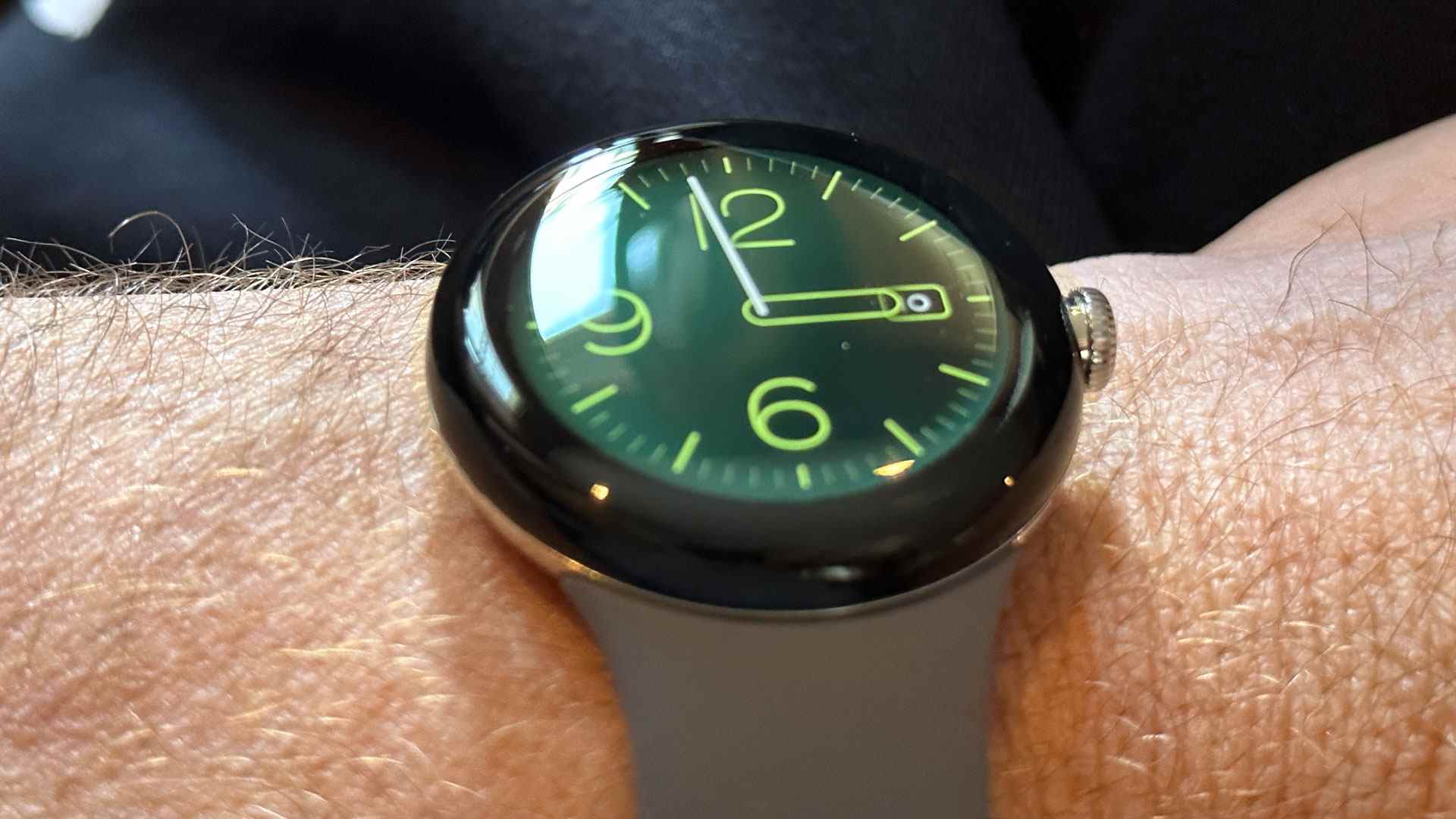 Google Pixel Watch toujours affiché