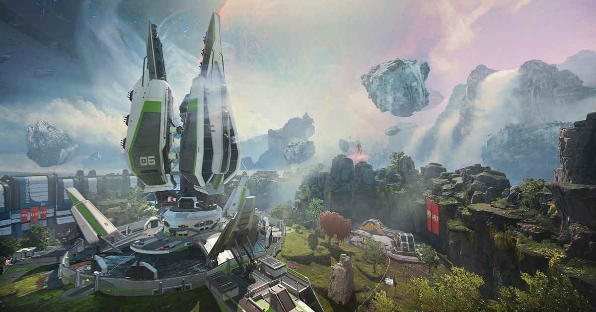 Aperçu de la nouvelle carte Apex Legends Eclipse: Broken Moon apporte 14 énormes POI
