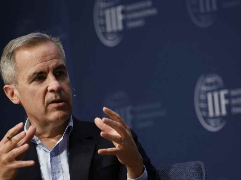 Mark Carney aborde la «tension» après que les banquiers de Wall Street ont hésité face à la proposition de CO2