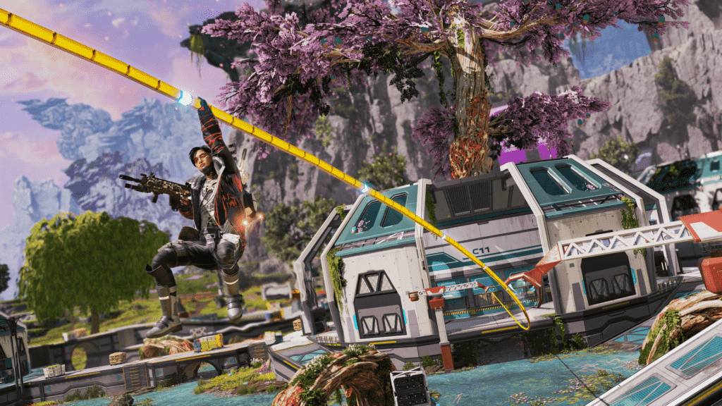 Apex Legends nouvelle option de traversée 'Zip Rails'