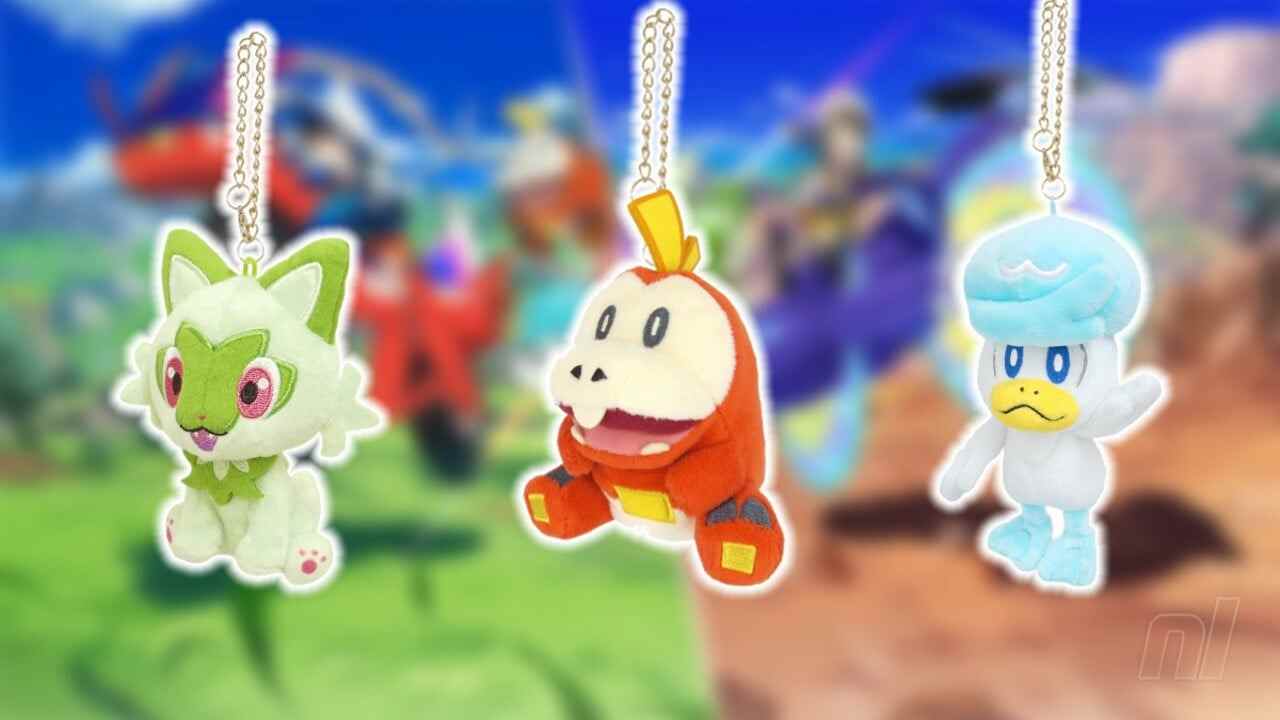 Ces peluches Pokémon Scarlet et Violet rendront le choix de votre démarreur encore plus difficile
