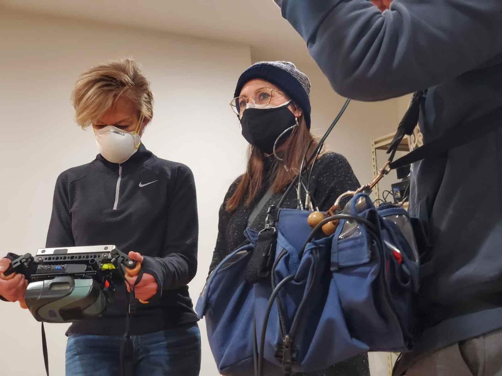 Réalisatrices Tonya Lewis Lee et Paula Eiselt - Tournage sur le plateau - Aftershock - Documentaire sur la santé maternelle