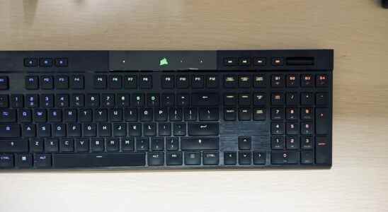 Corsair K100 Air wireless gaming keyboard