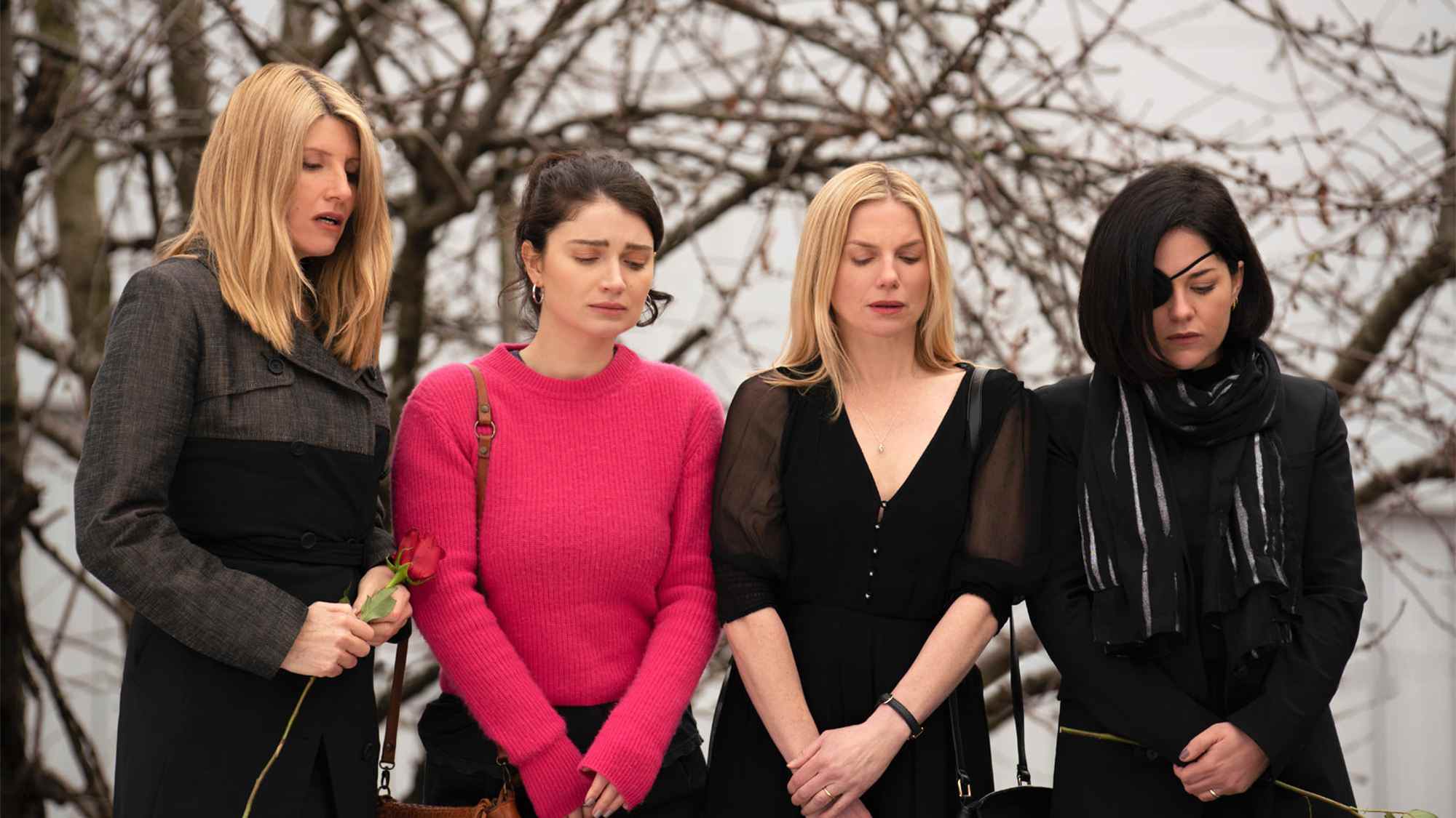 Sharon Horgan, Eve Hewson, Eva Birthistle et Sarah Greene dans Bad Sisters